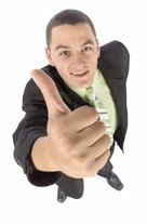 thumbs up man
